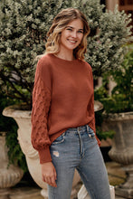 Load image into Gallery viewer, Drop Shoulder Crewneck Loose Chunky Knit Pullover Sweater