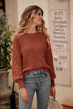 Load image into Gallery viewer, Drop Shoulder Crewneck Loose Chunky Knit Pullover Sweater