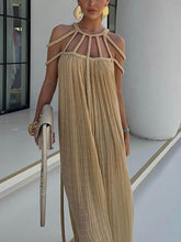 Load image into Gallery viewer, Modern Draped Braids Cover Up Maxi Dress