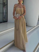 Load image into Gallery viewer, Modern Draped Braids Cover Up Maxi Dress