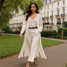 Load image into Gallery viewer, Simple Pockets Lightweight Open Front Knit Cardigan