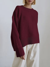 Load image into Gallery viewer, Simple Oversized Pullover Sweater