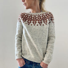 Load image into Gallery viewer, Fairman Island Jacquard Long Sleeve Crew Neck Sweater