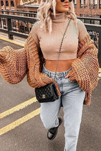 Load image into Gallery viewer, Chunky Oversized Cable Knit Baggy Sleeve Cardigan