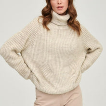 Load image into Gallery viewer, Simple Turtleneck Long Sleeve Sweater