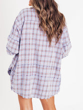 Load image into Gallery viewer, Plaid Buttons Down Long Sleeves Shirt