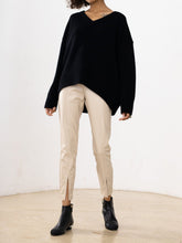 Load image into Gallery viewer, V Neck Long Sleeve Loose Knit Sweater