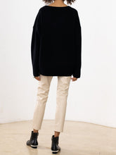 Load image into Gallery viewer, V Neck Long Sleeve Loose Knit Sweater