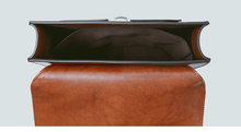 Load image into Gallery viewer, Vintage Black School Leather Backback For Women