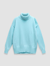 Load image into Gallery viewer, Thickened knitted sweater Loose turtleneck Pullover