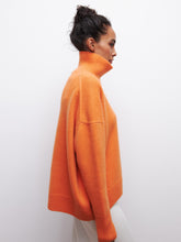 Load image into Gallery viewer, Simple Loose Turtleneck Long Sleeve Sweater