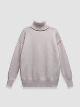 Load image into Gallery viewer, Thickened knitted sweater Loose turtleneck Pullover