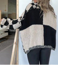 Load image into Gallery viewer, Casual Plaid Loose Knitted Outerwear Cardigan