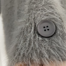 Load image into Gallery viewer, Loose Buttons Down Mohair Cardigan