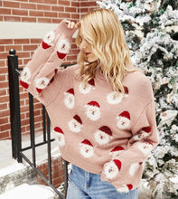 Load image into Gallery viewer, Christmas Santa Claus Pattern Pullover Sweaters Funny Ugly Christmas Sweater