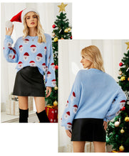 Load image into Gallery viewer, Christmas Santa Claus Pattern Pullover Sweaters Funny Ugly Christmas Sweater