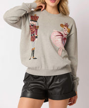 Load image into Gallery viewer, Christmas Nutcracker Graphic Sequined Fashion Casual Sweatshirt