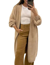 Load image into Gallery viewer, Fuzzy Long Sleeves Robe Cardigan
