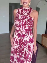 Load image into Gallery viewer, Printed Sleeveless Two-Way Maxi Dress
