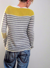 Load image into Gallery viewer, Long Sleeves Striped Color Block Sweater