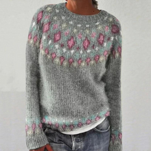 Load image into Gallery viewer, Vintage Winter Casual Long Sleeve Knitted Sweater