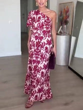 Load image into Gallery viewer, Printed Sleeveless Two-Way Maxi Dress