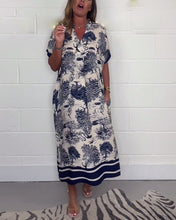 Load image into Gallery viewer, Print Loose Print Midi Dress