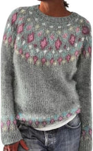 Load image into Gallery viewer, Vintage Winter Casual Long Sleeve Knitted Sweater