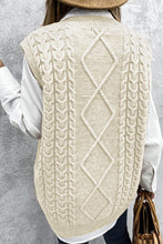 Load image into Gallery viewer, Fall Oversized Vest Knit Sweater Tank Pullover