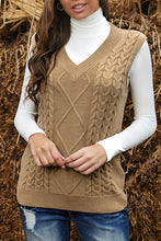 Load image into Gallery viewer, Fall Oversized Vest Knit Sweater Tank Pullover