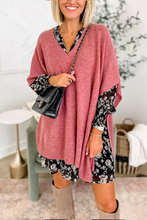 Load image into Gallery viewer, Classic V Neck Loose Fit Solid Poncho Sweater