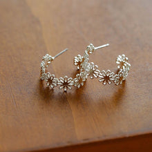 Load image into Gallery viewer, Artisanal Crochet-Inspired Huggie Earrings