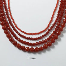 Load image into Gallery viewer, Bold Red Stone Beaded Necklace