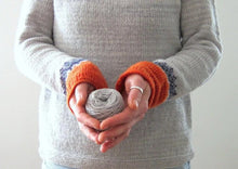 Load image into Gallery viewer, Long Sleeve Fair Isle Pattern Knitted Sweater