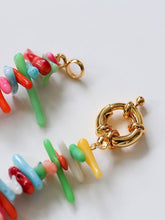 Load image into Gallery viewer, Colorful Gemstone Baroque Pearl Bracelet