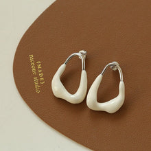 Load image into Gallery viewer, Geometric Irregular Enamel Glazes Earrings