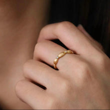 Load image into Gallery viewer, Gold-Tone Ring with Cubic Zirconia