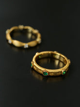 Load image into Gallery viewer, Gold-Tone Ring with Cubic Zirconia