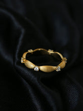 Load image into Gallery viewer, Gold-Tone Ring with Cubic Zirconia