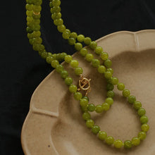 Load image into Gallery viewer, Green Grape Beaded Long Necklace