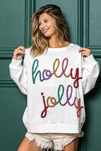 Load image into Gallery viewer, Holly Jolly Pink Christmas Sweatshirt