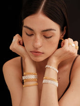 Load image into Gallery viewer, Intricate Lace Open Bracelet