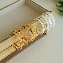 Load image into Gallery viewer, Intricate Lace Open Bracelet