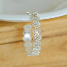 Load image into Gallery viewer, Intricate Lace Open Bracelet