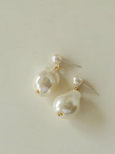 Load image into Gallery viewer, Irregular Baroque Pearls Stud Dangle Earrings