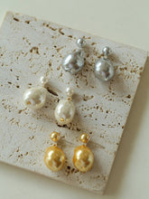 Load image into Gallery viewer, Irregular Baroque Pearls Stud Dangle Earringsgsun