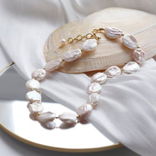 Load image into Gallery viewer, Modern Rebellion Baroque Pearl Statement Necklace