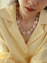 Load image into Gallery viewer, Modern Rebellion Baroque Pearl Statement Necklace