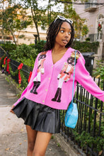 Load image into Gallery viewer, Nutcracker Sequin Christmas Knitted Sweater Cardigan