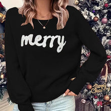 Load image into Gallery viewer, Christmas round Neck Long Sleeved Pullover Sweater